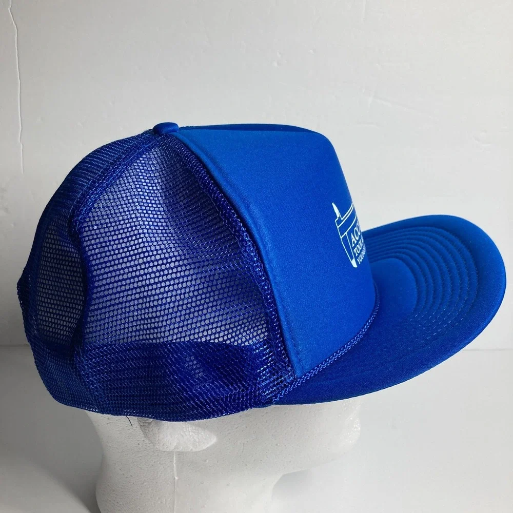 Accu-Tek Tool & Die Trucker Cap Hat Adult Blue Snapback Youngstown‎ Ohio